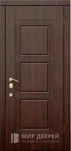 Дверь МДФ входная для частного дома №324 внешняя - фото